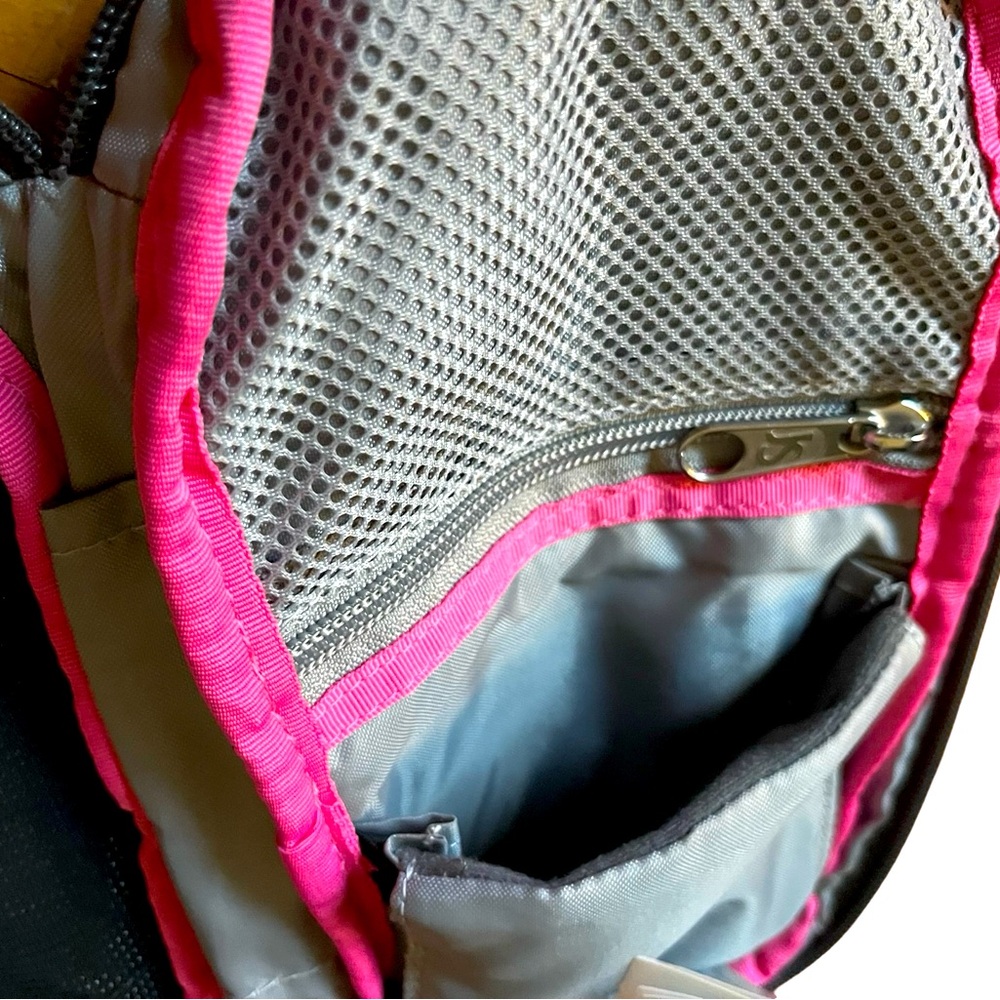 Jansport Gray and Pink Backpack Floral Design - Picture 8 of 8